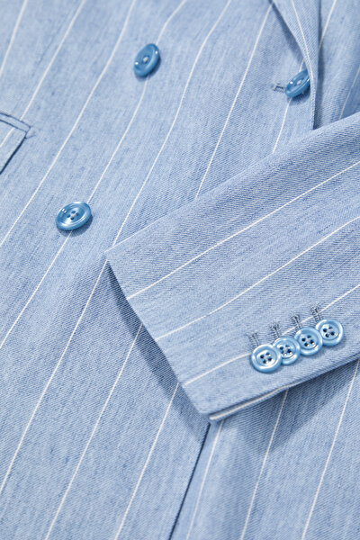 ECRU SURPLICE NECKLINE (CROSS-OVER NECKLINE) JACKET 8