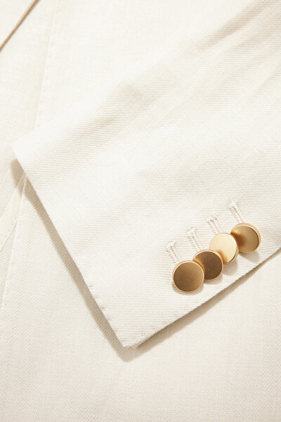 CREAM SURPLICE NECKLINE (CROSS-OVER NECKLINE) JACKET 9