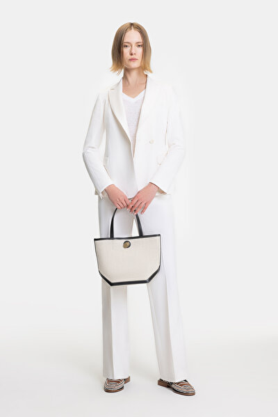 ECRU SURPLICE NECKLINE (CROSS-OVER NECKLINE) JACKET 5
