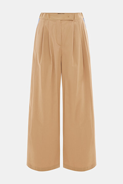 CAMEL WIDE LEG TROUSERS 4
