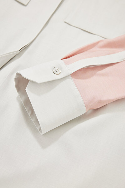 SALMON LONG SLEEVE SHIRT 4