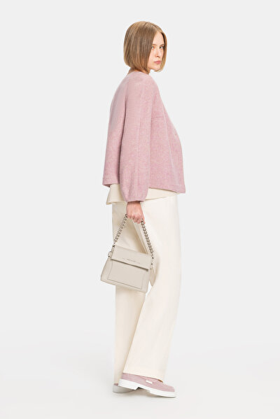 PINK BASIC / ROUND NECKLINE JACKET 3