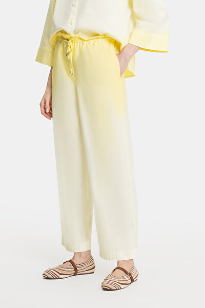 WHITE STRAIGHT CUT TROUSERS 3