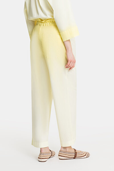 WHITE STRAIGHT CUT TROUSERS 4