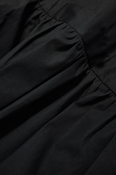 BLACK SLEEVELESS SUSPENDER DRESS 9