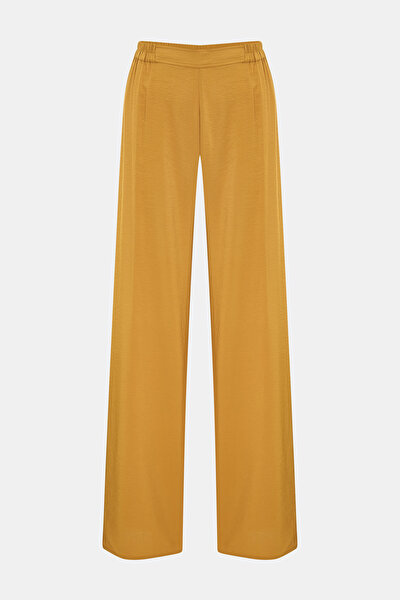 CAMEL WIDE LEG TROUSERS 4