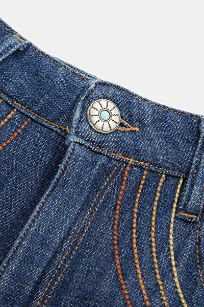 LACİVERT DÜZ KESİM JEAN PANTOLON 8