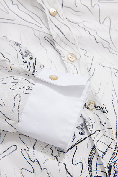 WHITE LONG SLEEVE SHIRT 4