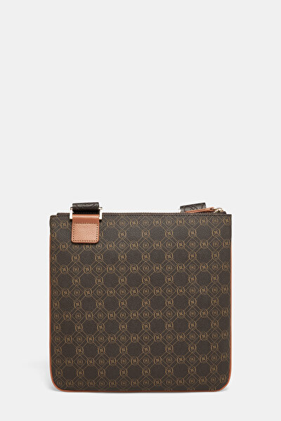 TAN MONOGRAM BAG 4