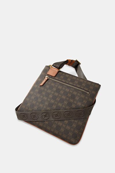 TAN MONOGRAM BAG 5