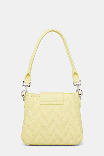 YELLOW MONOGRAM LEATHER BAG 3