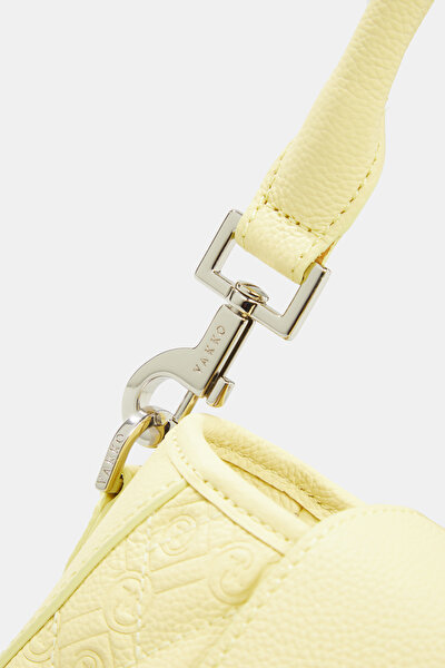 YELLOW MONOGRAM LEATHER BAG 4