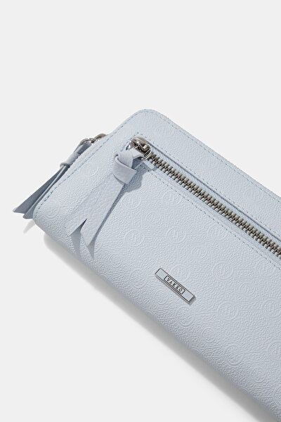 BLUE MONOGRAM WALLET 4