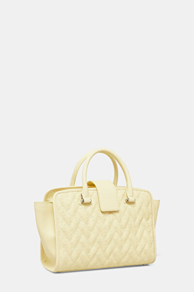 YELLOW MONOGRAM LEATHER BAG 3