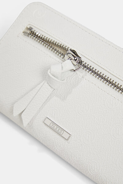 WHITE MONOGRAM WALLET 4