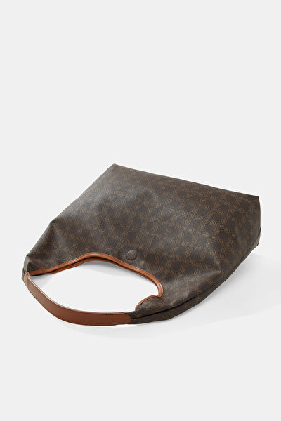 TAN MONOGRAM BAG 4