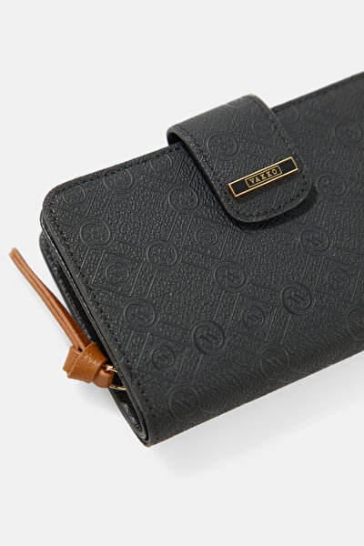 TAN MONOGRAM WALLET 4