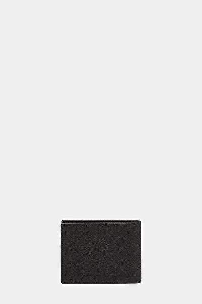 BLACK MONOGRAM WALLET 3