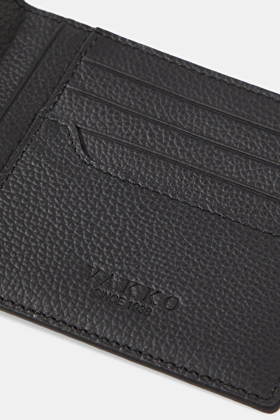 BLACK MONOGRAM WALLET 5