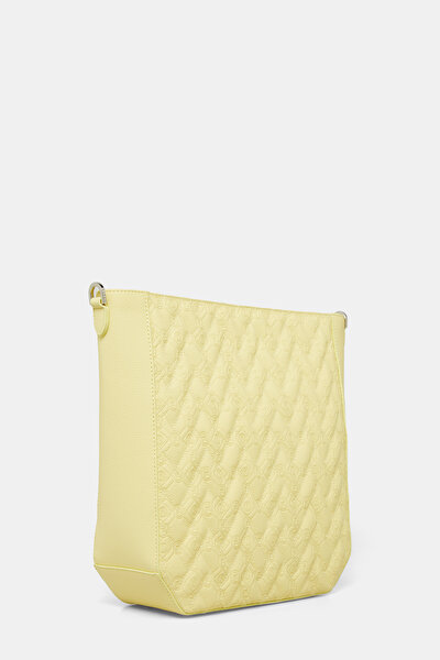 YELLOW MONOGRAM LEATHER BAG 3