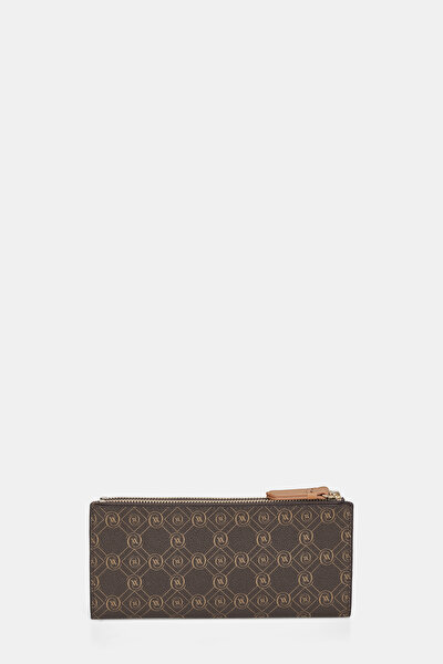 TAN MONOGRAM WALLET 3