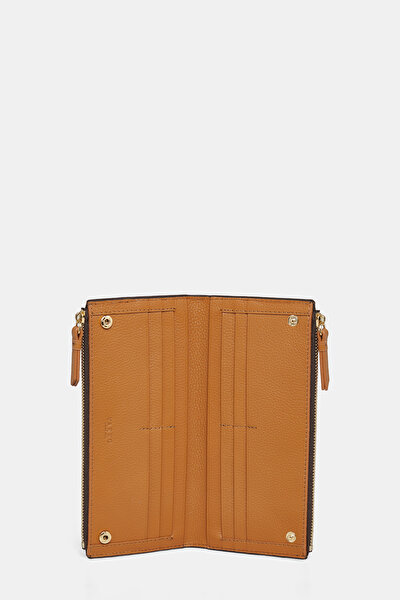 TAN MONOGRAM WALLET 5