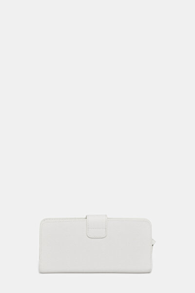 WHITE MONOGRAM WALLET 3