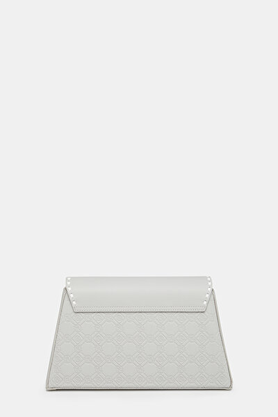 WHITE MONOGRAM LEATHER BAG 3
