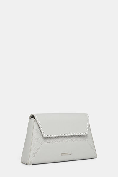 WHITE MONOGRAM LEATHER BAG 4
