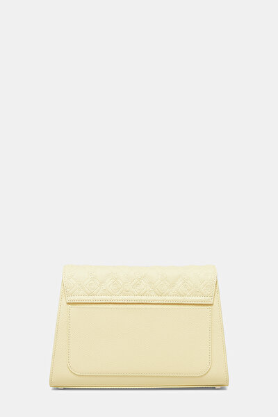 YELLOW MONOGRAM LEATHER BAG 5