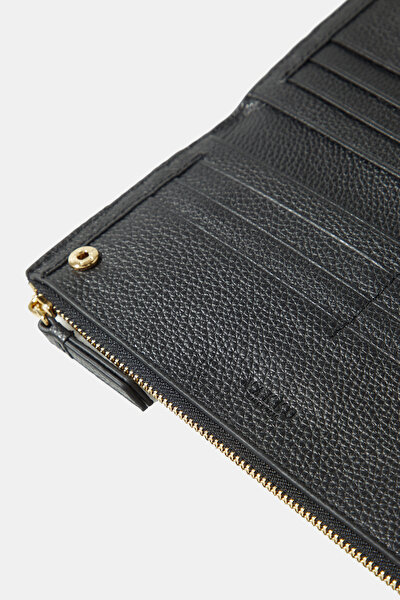 BLACK MONOGRAM WALLET 5