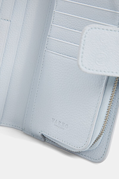 BLUE MONOGRAM WALLET 4