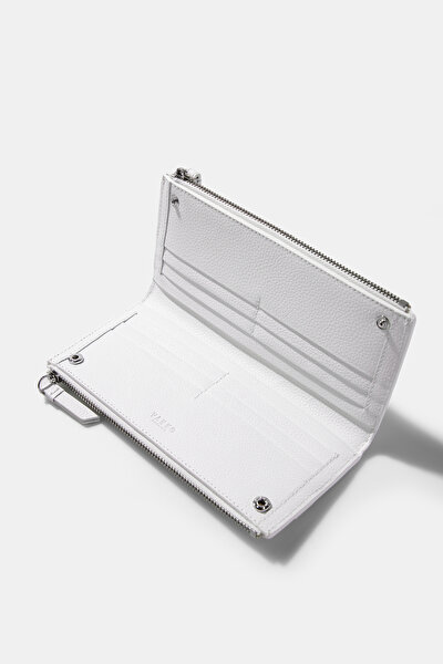 WHITE MONOGRAM WALLET 4