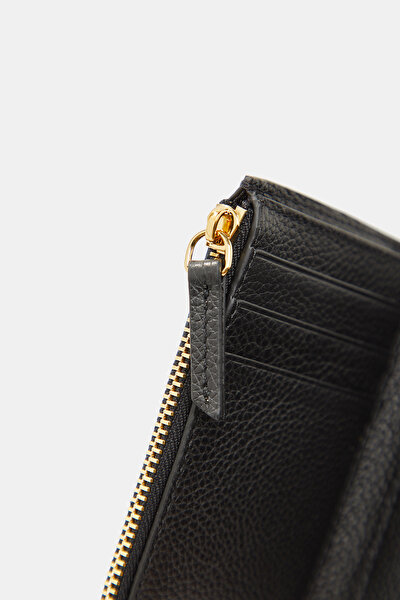 BLACK MONOGRAM WALLET 5