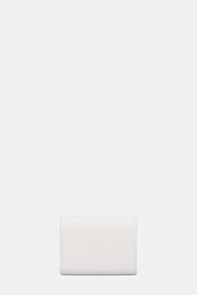 WHITE MONOGRAM WALLET 3