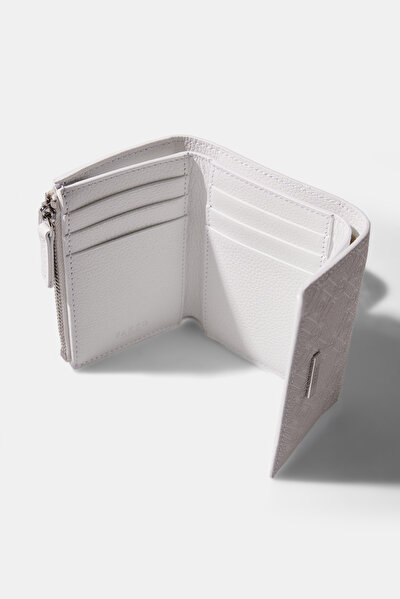 WHITE MONOGRAM WALLET 4