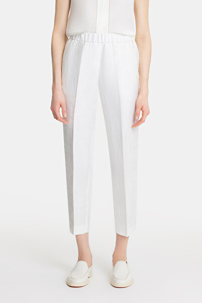 ECRU SKINNY LEG TROUSERS 3