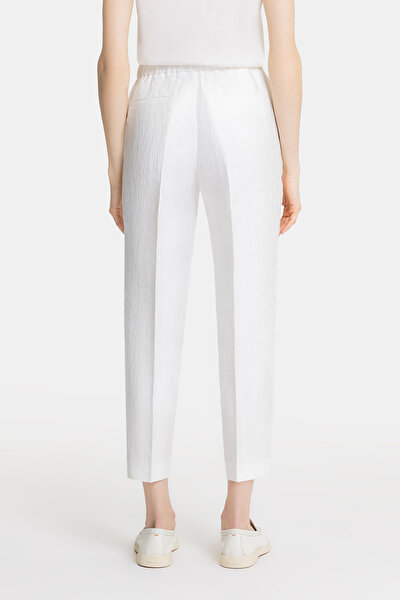 ECRU SKINNY LEG TROUSERS 4