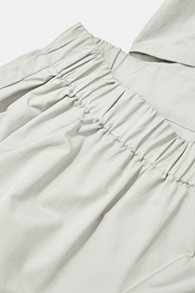 KHAKI HALTER DRESS 9