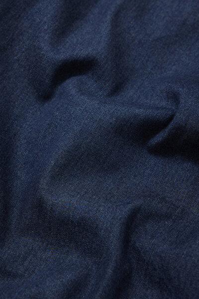 NAVY BLUE MİDİ DRESS 4