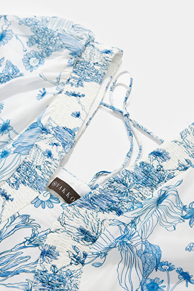 BLUE SHORT SLEEVE DRESS 9