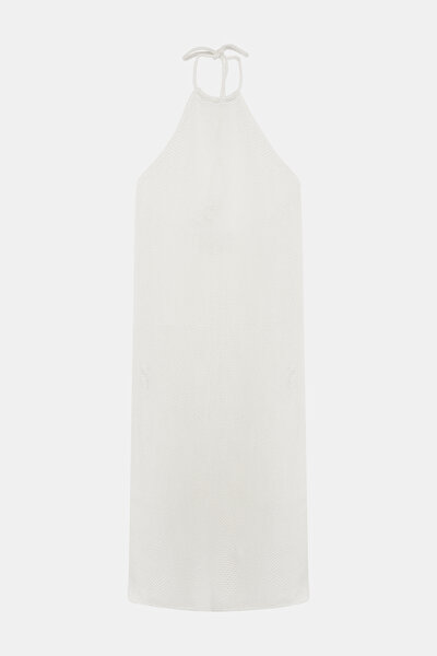 ECRU SLEEVELESS DRESS 4