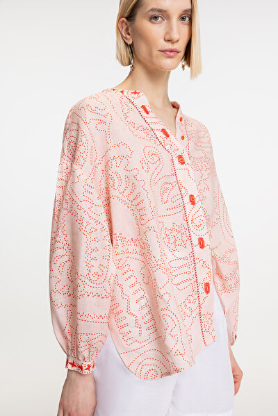 RED LONG SLEEVE SHIRT 5
