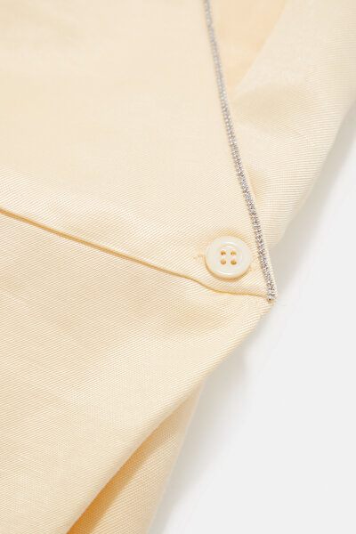 YELLOW V NECK SLEEVELESS JUMPSUIT 9