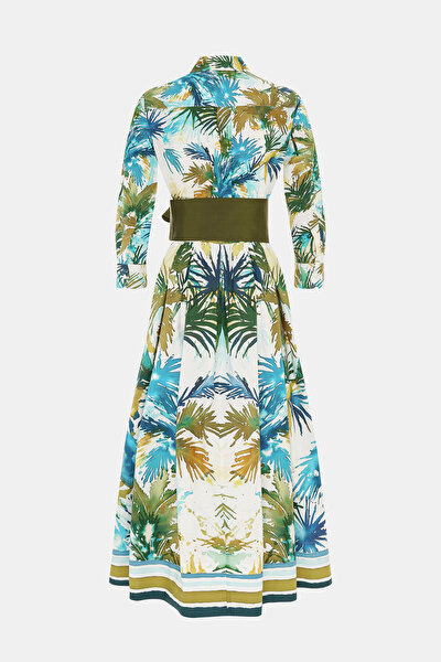 MULTICOLOR 3/4 SLEEVES DRESS 9