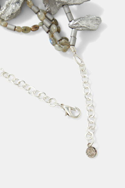 GREY STONE NECKLACE 3