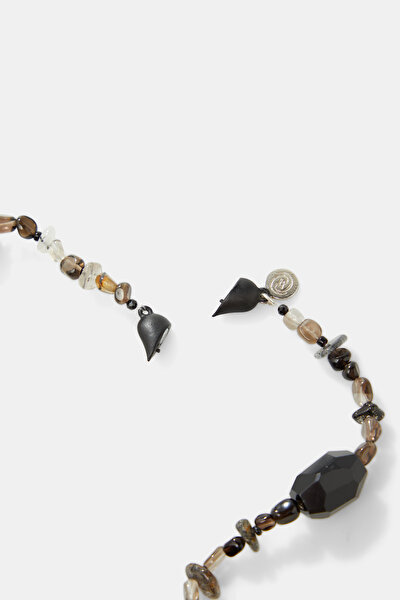 BLACK STONE NECKLACE 3