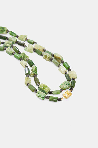 BROWN STONE NECKLACE 3