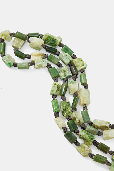 BROWN STONE NECKLACE 4
