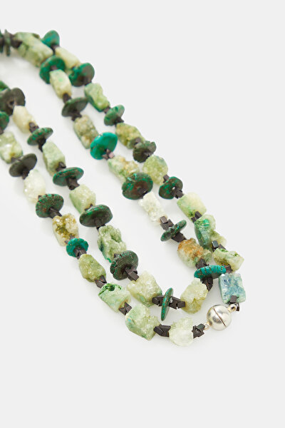 BROWN STONE NECKLACE 3